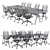 Office Conference Table Set 3D model small image 3