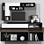 Modern TV Stand Set 094 3D model small image 1