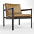 Sleek Cargo Lounge Chair: Max2015, OBJ, Vray Next 3D model small image 1