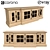 Vintage TV Cabinet Restoration 3D model small image 1