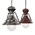 Title: London Industrial Pendant Lamp 3D model small image 3