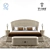 Turri Vogue Bed Set - Elegant Italian Furniture Set 3D model small image 6