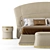 Turri Vogue Bed Set - Elegant Italian Furniture Set 3D model small image 9