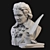 Classical Masterpiece: Beethoven Bust & Inkwell 3D model small image 2