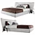 Modern Rever Poliform Bed 3D model small image 3