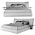 Modern Rever Poliform Bed 3D model small image 5