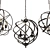 Elegant Triple Chandelier Orb 3D model small image 11