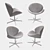 Minimalist Modern Ogi Chair by boConcept 3D model small image 1