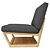 Elegant Leia Bosc Chair: Woodwork Masterpiece 3D model small image 3