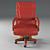 Luxury Leather Chairman Chair 3D model small image 4