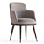 Stylish Misool Dining Armchair 3D model small image 2