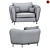 Realistic 3D Sofa Model 3D model small image 2