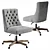 Elevate Your Office: Gray Honor Chair 3D model small image 1