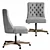 Elevate Your Office: Gray Honor Chair 3D model small image 2