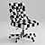 Elevate Your Office: Gray Honor Chair 3D model small image 3