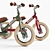 Vintage Blue Trybike: 2-in-1 Steel Tricycle & Balance Bike 3D model small image 9