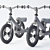 Vintage Blue Trybike: 2-in-1 Steel Tricycle & Balance Bike 3D model small image 10