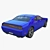 Muscle Car Challenger: Sleek and Powerful 3D model small image 2