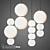 Elegant Pearl Beads Chandelier 3D model small image 1