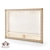 Elegant Handcrafted TV Frame by Romano Home 3D model small image 1
