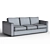 Modern Contemporary Sofa by Ikea 3D model small image 2