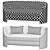 Elegant Ferrell Mittman Sofa 3D model small image 2