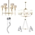 Modern Chandelier Collection 3D model small image 1