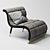 Ferre Bonnie_2: Elegant Armchair with Bronze Accent 3D model small image 3