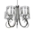 Modern Chandelier Collection 3D model small image 4
