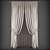 Elegant Polys Curtains 3D model small image 1