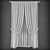 Elegant Polys Curtains 3D model small image 2