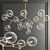 Elegant Teardrop Chandelier - John-Richard Collection 3D model small image 5