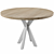 Modern Round Wooden Dining Table 3D model small image 2