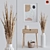 Elegant Pampas Decoration Set with Console 3D model small image 2