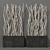 White Branch Planter - Unique Curved Design 3D model small image 2