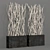 White Branch Planter - Unique Curved Design 3D model small image 4