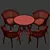 4union Dining Set: Modern Style and Premium Quality 3D model small image 2