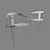 Title: LINO SJ Design UVE BM | Stylish Modern Chair 3D model small image 5