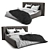 Modern Bed with 3D Visualization 3D model small image 1