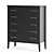 Coastwood Tallboy Drawer: Sleek and Stylish Storage Solution 3D model small image 1