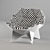 Geometry Luxe Chair 3D model small image 5