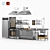 Cafe Equipment Combo Set 3D model small image 1