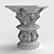 Title: Elegant Carved Capitel 3D model small image 4