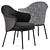 ANGIE CHAIR: Sleek Elegance for Your Space 3D model small image 1