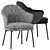 ANGIE CHAIR: Sleek Elegance for Your Space 3D model small image 2