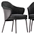 ANGIE CHAIR: Sleek Elegance for Your Space 3D model small image 4