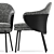 Elegant Angie Chair: Stylish Design 3D model small image 3