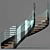 Elegant Donyavi Half Circle Stair 3D model small image 2