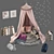 Dreamy Kids Canopy with Decor 3D model small image 3