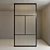 Versatile Glass Partition - Adjustable and Stylish 3D model small image 2